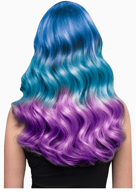 got2b（ゴットゥービー）カラークリーム公式サイトレインボーアクア(パープル・ブルー・ターコイズ) 髪色モデル