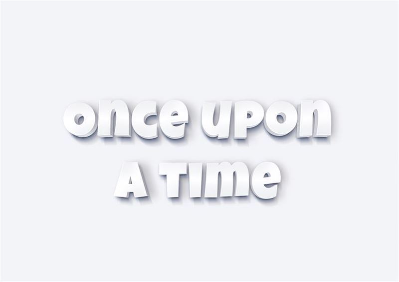 once upon a timeの文字