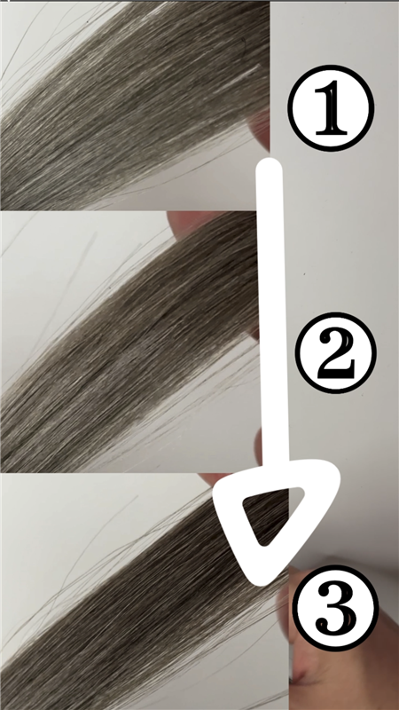 ルプルプエッセンスカラートリートメント体験レビュー1.2.3回染毛の比較