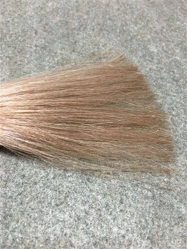 サイオス カラージェニック N01 ルーセントベージュを白髪に染めた髪色
