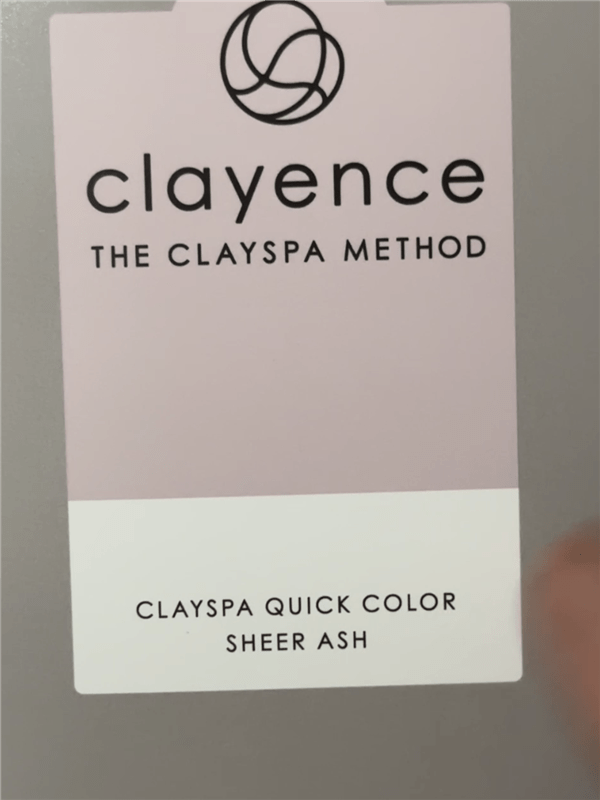 clayence(クレイエンス）クレイスパ クイックカラー 体験レビュー箱